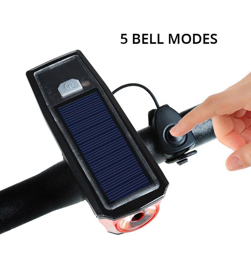 Smart Solar Powered Bike Light