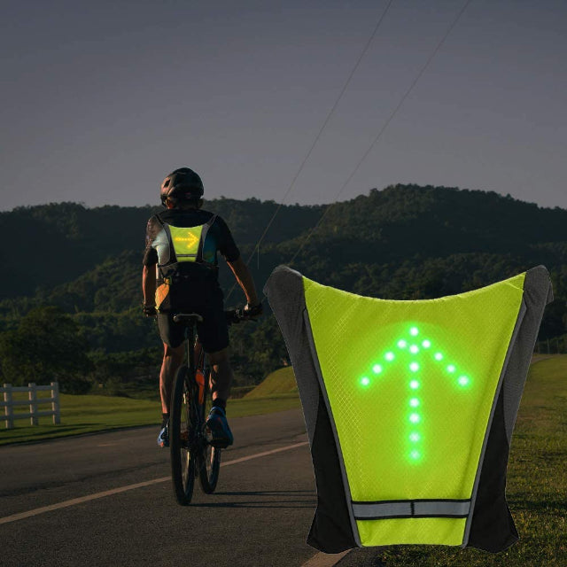 Cycling LED Signal Safety Vest