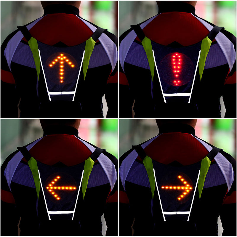 Cycling LED Signal Safety Vest