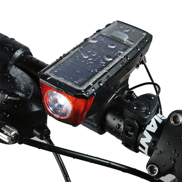 Smart Solar Powered Bike Light