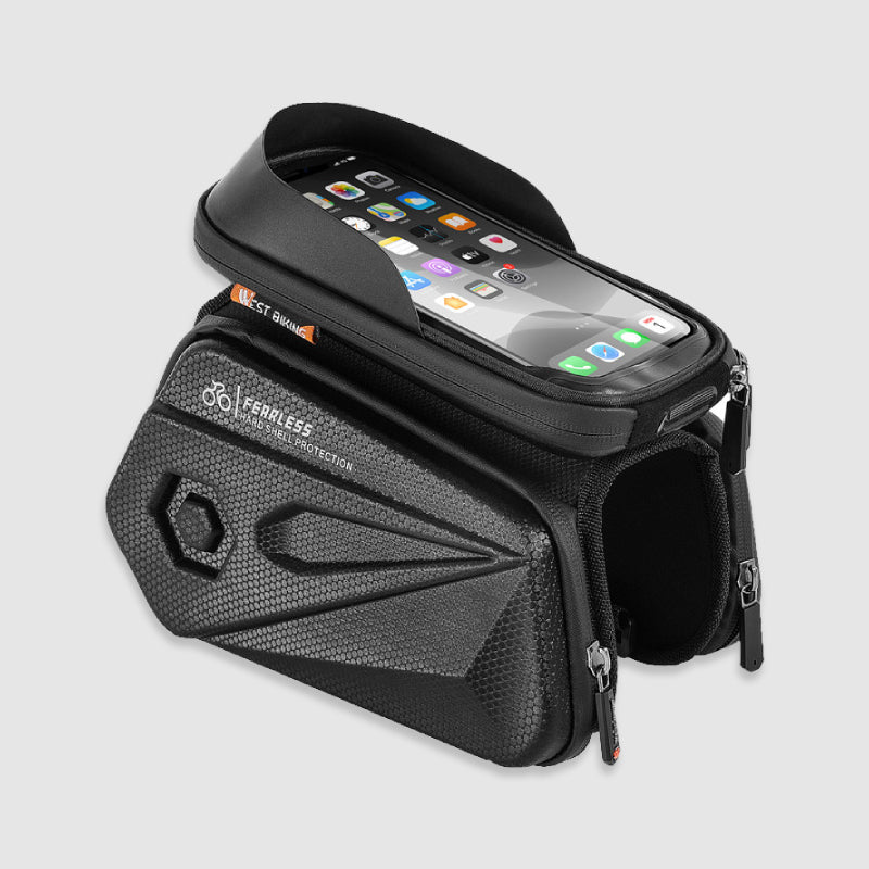 Front Frame Bike Bag + Phone Holder