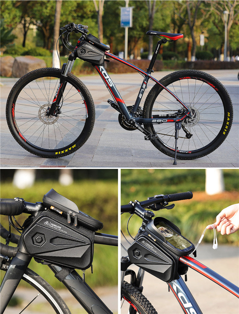 Front Frame Bike Bag + Phone Holder