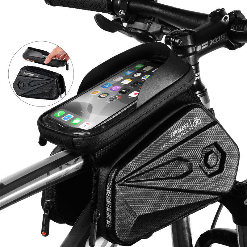 Front Frame Bike Bag + Phone Holder