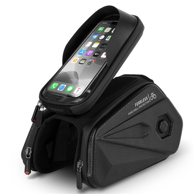 Front Frame Bike Bag + Phone Holder