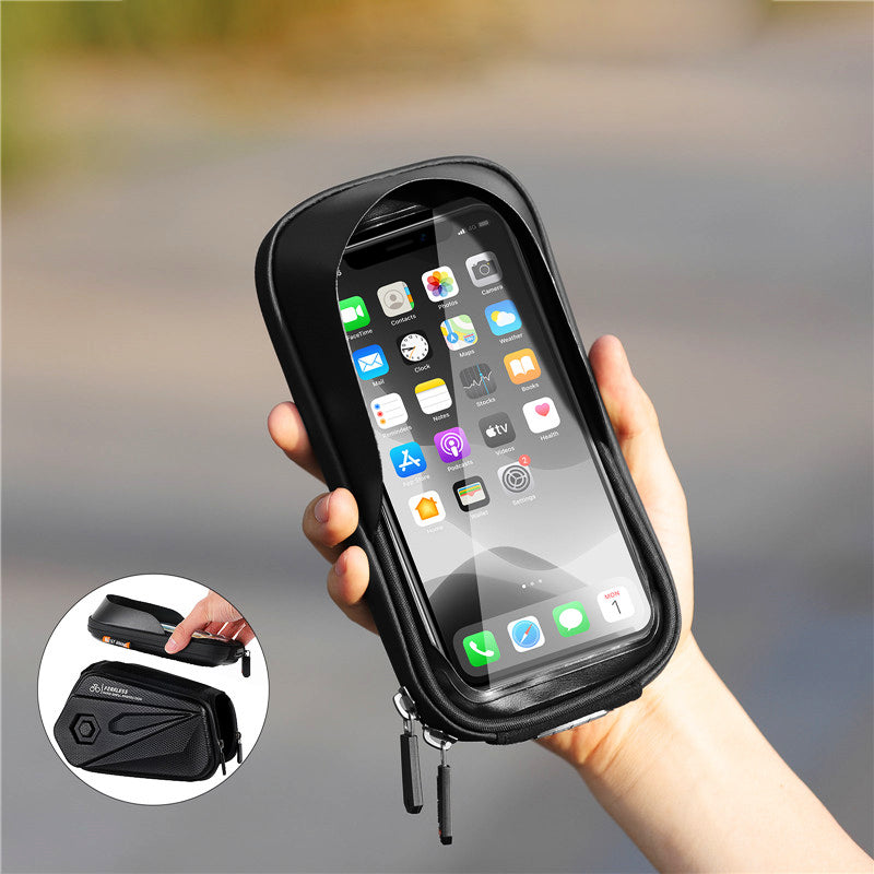 Front Frame Bike Bag + Phone Holder