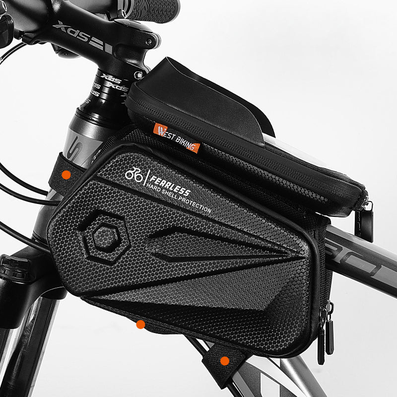 Front Frame Bike Bag + Phone Holder